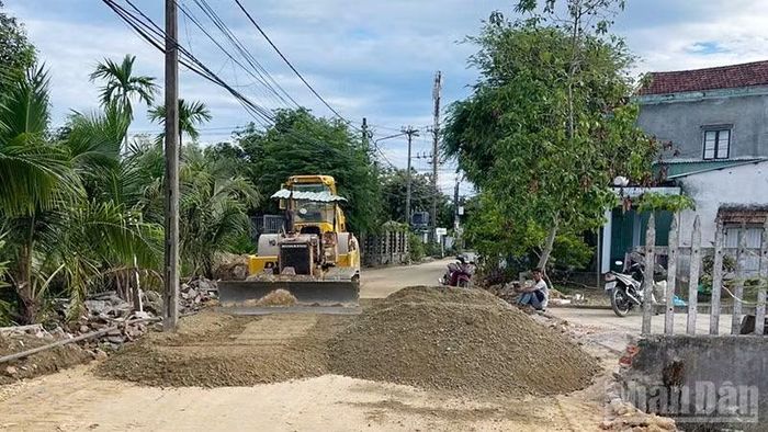 Trong năm 2026, Điện Bàn Bắc được thành phố Đà Nẵng giao hơn 50,6 tỷ đồng vốn kế hoạch đầu tư công để triển khai 32 công trình, dự án. (Ảnh: Anh Quân)