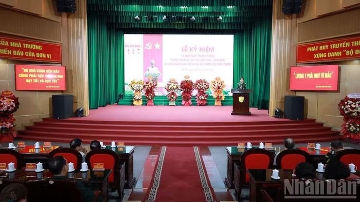 Quang cảnh lễ kỷ niệm. (Ảnh: TUẤN DŨNG)