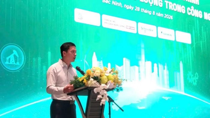 Ông Lại Đức Tuấn, Phó Trưởng phòng Hiệu quả năng lượng và Chuyển đổi xanh, Cục Đổi mới sáng tạo, Chuyển đổi xanh và Khuyến công-ĐCK (Bộ Công thương). (Ảnh: LÊ CHI)