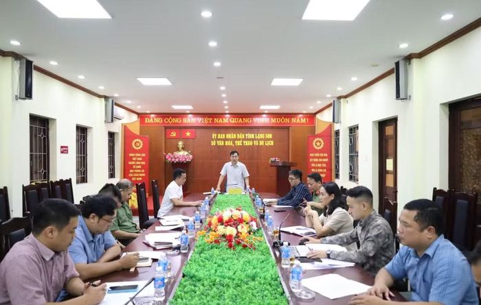 Họp triển khai kế hoạch tổ chức chương trình đi bộ “Cùng Việt Nam tiến bước” năm 2026 trên địa bàn tỉnh Lạng Sơn. (Ảnh: Hoàng Như)