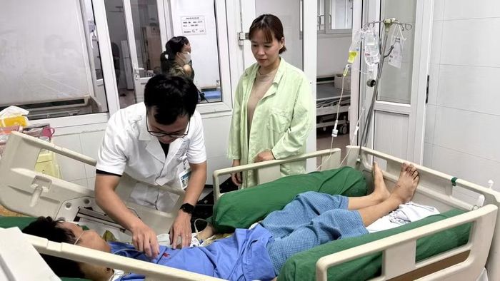Bệnh nhân đã vượt qua giai đoạn nguy hiểm. (Ảnh: BVCC)