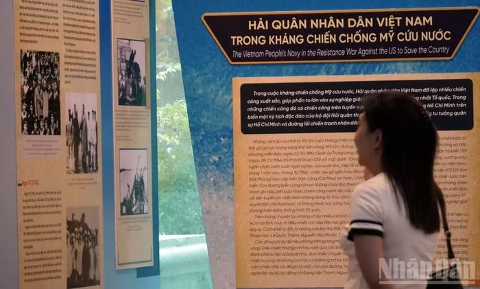 Tìm hiểu lịch sử hình thành và chiến đấu của Hải quân nhân dân Việt Nam. (Ảnh: Lê Đình Thìn)