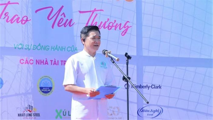 Phó Giáo sư, Tiến sĩ, Bác sĩ Quế Anh Trâm, Phó Giám đốc Bệnh viện Hữu nghị Đa khoa Nghệ An phát biểu tại chương trình. (Ảnh: TRẦN TRUNG HIẾU)