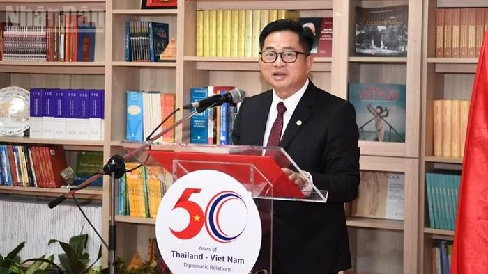Tổng Lãnh sự Việt Nam tại Khon Kaen Đinh Hoàng Linh. (Ảnh: MINH THẮNG)