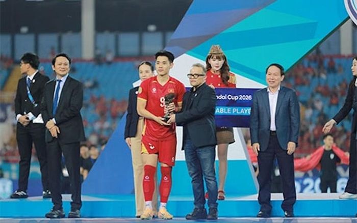 Đình Bắc là cầu thủ có tổng điểm cao nhất trong đội hình tiêu biểu ASEAN Cup 2026. Ảnh: Đức Cường
