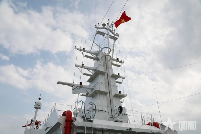 Quang cảnh Lễ chào cờ. 