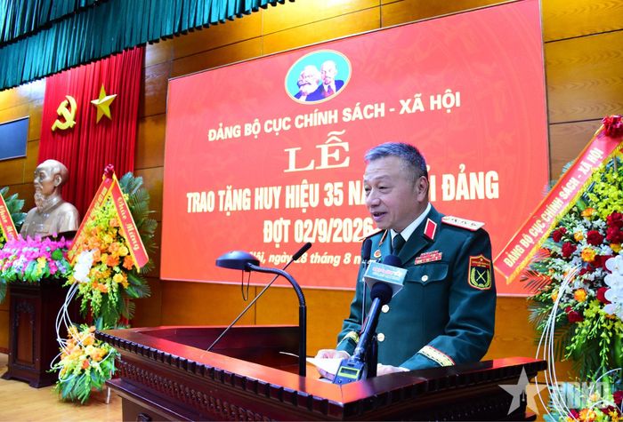 Thượng tướng Lê Quang Minh phát biểu.