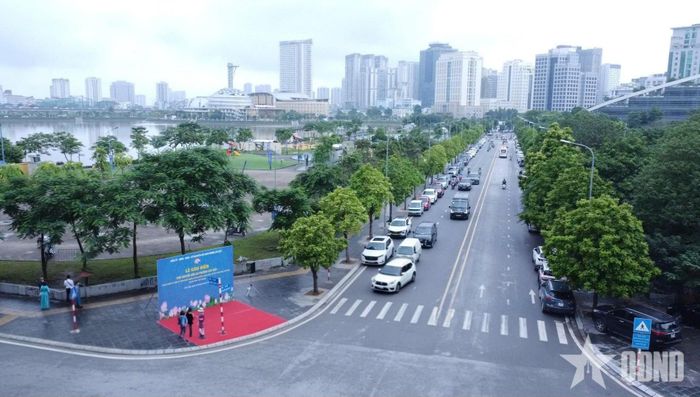 Phố Nguyễn Hữu An, phường Cầu Giấy, TP Hà Nội. 