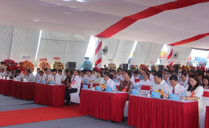 Phó Chủ tịch UBND TP Đà Nẵng Phan Thái Bình phát biểu tại lễ khởi công.
