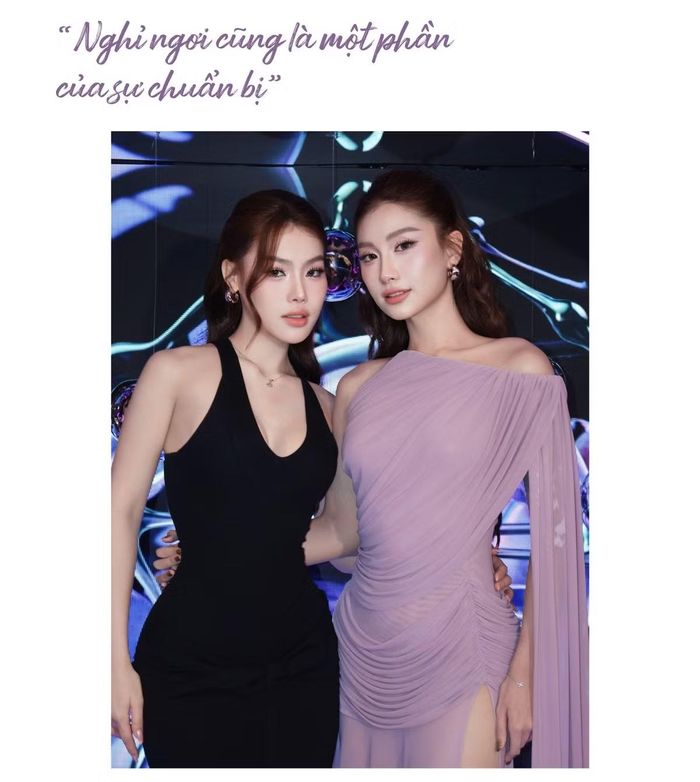 - Trước hành trình chinh phục vương miện Miss Cosmo 2026, chị nhận được những lời động viên đặc biệt nào?
