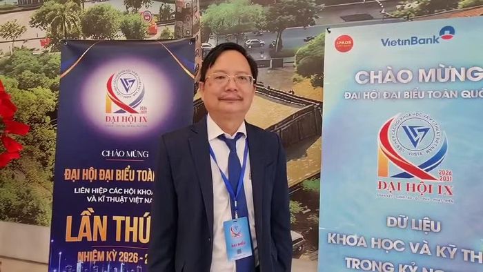 GS.TSKH. Vũ Hoàng Linh, Chủ tịch Hội Toán học Việt Nam. Ảnh: Mai Loan.