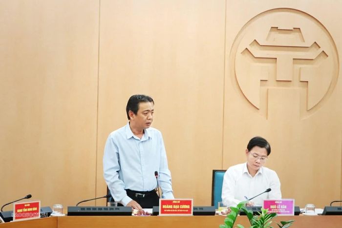 Phó Chủ tịch Ủy ban Quốc gia UNESCO Việt Nam, Thứ trưởng Bộ Văn hóa, Thể thao và Du lịch Hoàng Đạo Cương phát biểu chỉ đạo cuộc họp. (Ảnh: Nguyễn Nhuận)