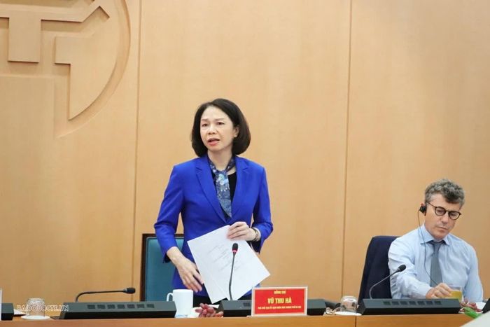 Phó Chủ tịch UBND Thành phố Hà Nội Vũ Thu Hà đề xuất sớm ban hành kế hoạch tổng thể nhằm bảo đảm triển khai hiệu quả công tác chuẩn bị Hội nghị (Ảnh: Nguyễn Nhuận)