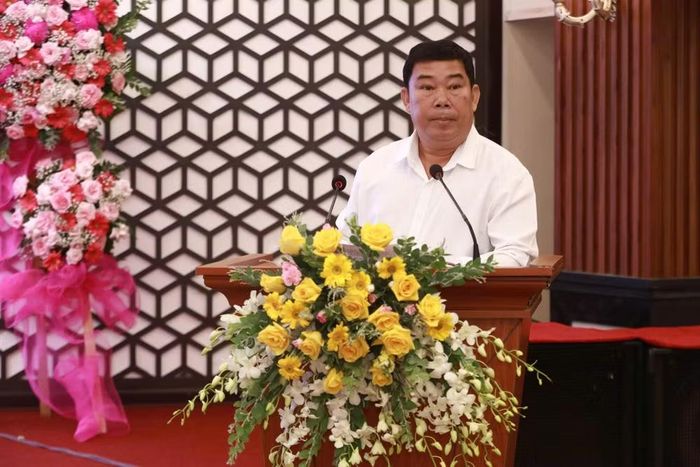 Đại diện Sở Nội vụ Khánh Hòa trình bày tham luận. ẢNH - BTC