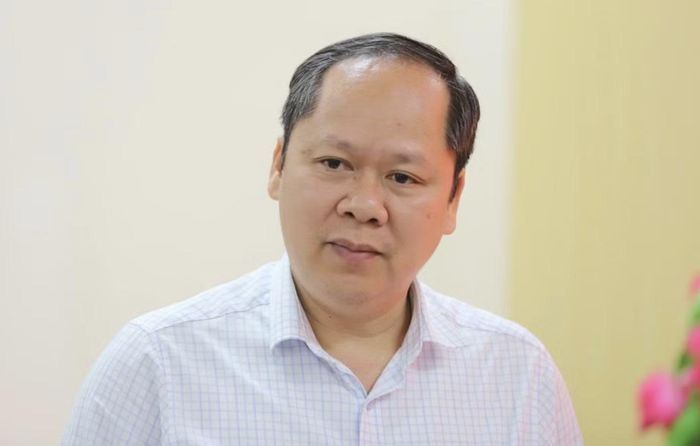 Ông Đinh Văn Khâm, Phó Giám đốc Sở Giáo dục và Đào tạo Ninh Bình. Ảnh: Trần Hồng.