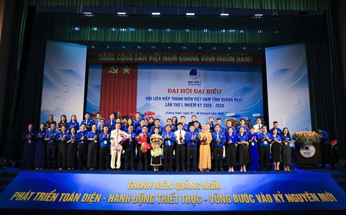 Ra mắt Ủy ban Hội LHTN tỉnh Quảng Ngãi khóa I, nhiệm kỳ 2026 - 2029.