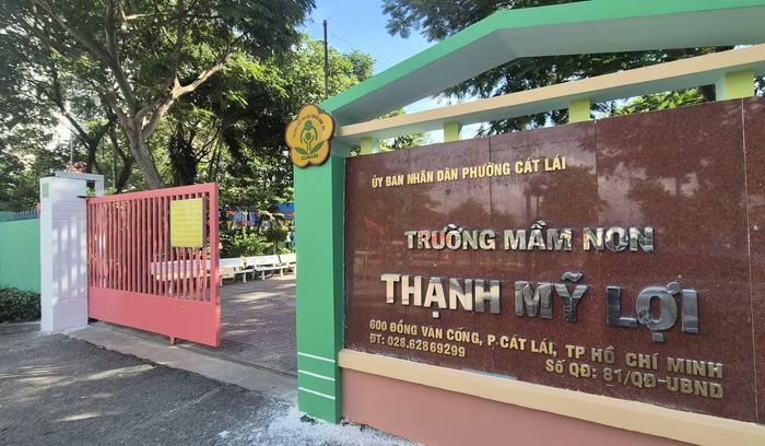 Trường mầm non Thanh Mỹ Lợi - nơi bà Giao công tác.