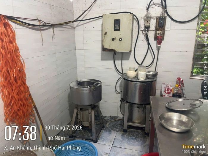 Nơi sản xuất chả thịt lợn có sử dụng hàn the.
