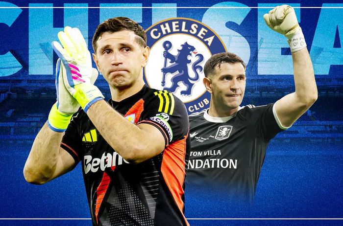 Dibu Martinez sắp gia nhập Chelsea - Ảnh: SunSport