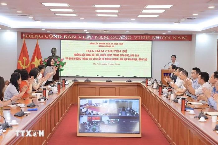 Đại biểu tham dự tọa đàm. (Ảnh: Minh Quyết/TTXVN)