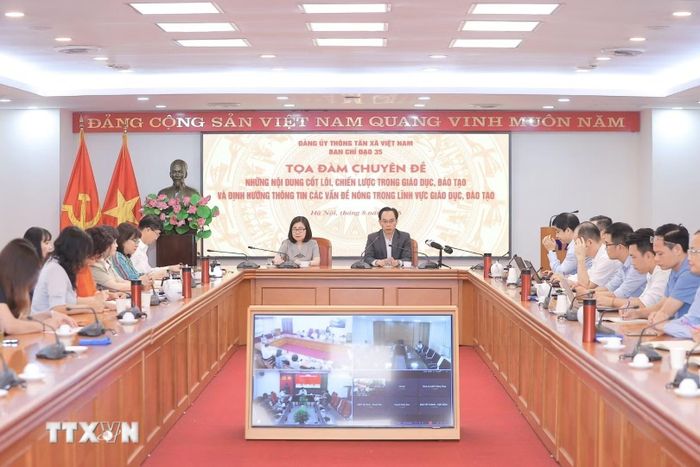 Quang cảnh buổi tọa đàm. (Ảnh: TTXVN)