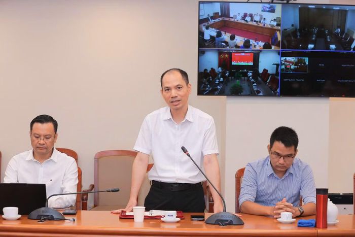 Các đại biểu phát biểu tại sự kiện. (Ảnh: TTXVN)