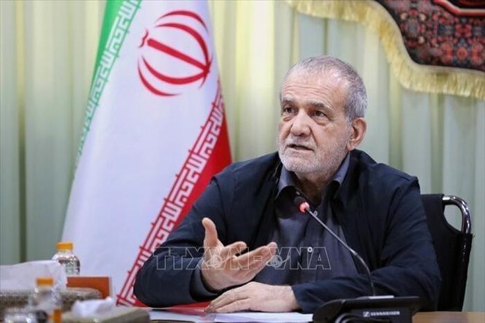 Tổng thống Iran Masoud Pezeshkian. Ảnh tư liệu: IRNA/TTXVN