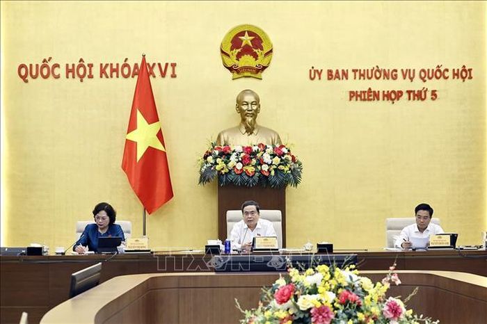 Chủ tịch Quốc hội Trần Thanh Mẫn phát biểu. Ảnh: Doãn Tấn/TTXVN