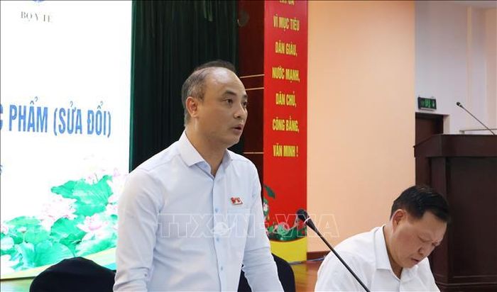 Ông Nguyễn Phương Tuấn, Phó Chủ nhiệm Ủy ban Khoa học, Công nghệ và Môi trường của Quốc hội phát biểu tại Hội thảo.