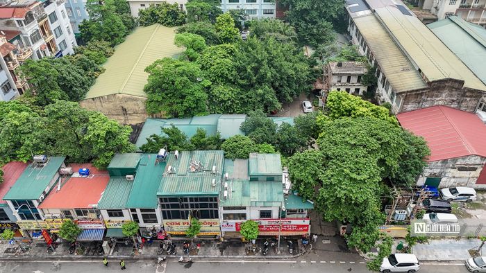 Toàn cảnh khu đất số 140 Nguyễn Tuân nhìn từ trên cao.