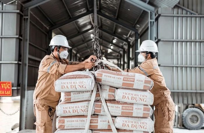 Xi măng Hà Tiên là đơn vị chiếm trên dưới 33% thị phần tiêu thụ xi măng tính từ khu vực miền Trung - Tây Nguyên vào đến Nam Bộ. Ảnh minh họa: Xi măng Hà Tiên.
