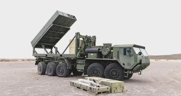 Xe phóng Blackbeard mang bệ phóng với 4 ống phóng. Ảnh: Thepaper.