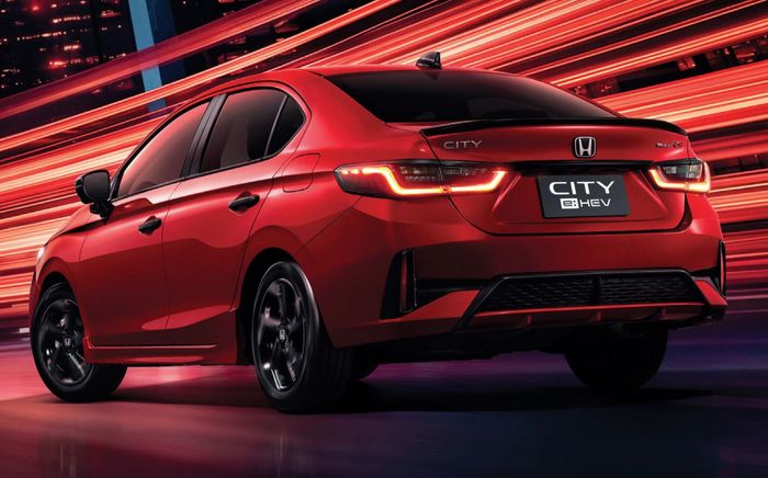 Thiết kế đuôi xe Honda City 2026. Ảnh: Paultan
