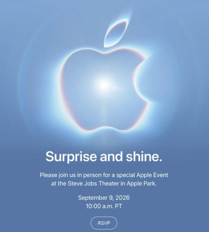 Apple sẽ trình làng loạt iPhone mới cùng mẫu iPhone màn hình gập đầu tiên vào ngày 9/9 tại Cupertino, California.