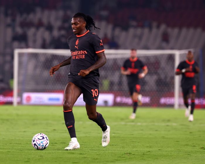 Liệu Rafael Leão sắp chuyển đến Aston Villa thay vì Galatasaray? Ảnh: Giuseppe Cottini/AC Milan/Getty Images