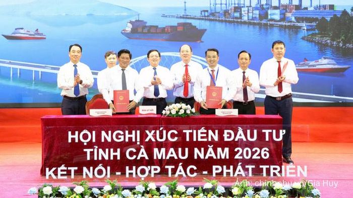 Phó Thủ tướng Hồ Quốc Dũng chứng kiến ký kết Biên bản ghi nhớ giữa UBND tỉnh Cà Mau với nhà đầu tư.