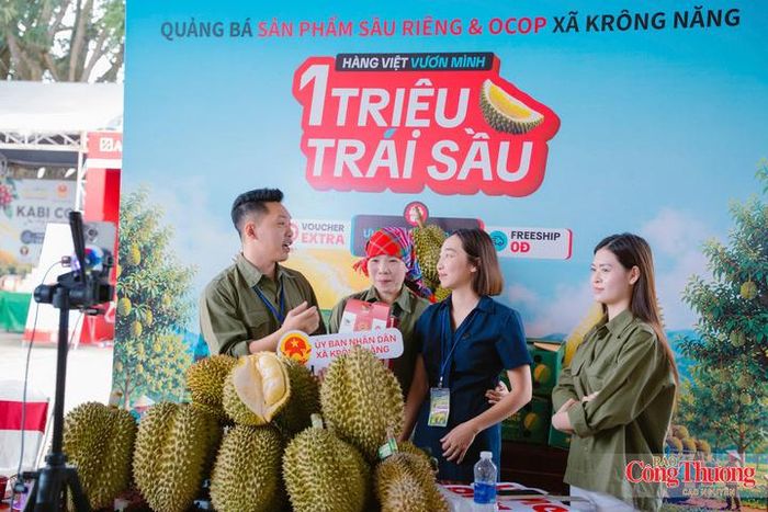 Xã Krông Năng thực hiện 8 phiên livestream, đạt hơn 1,4 triệu lượt xem.