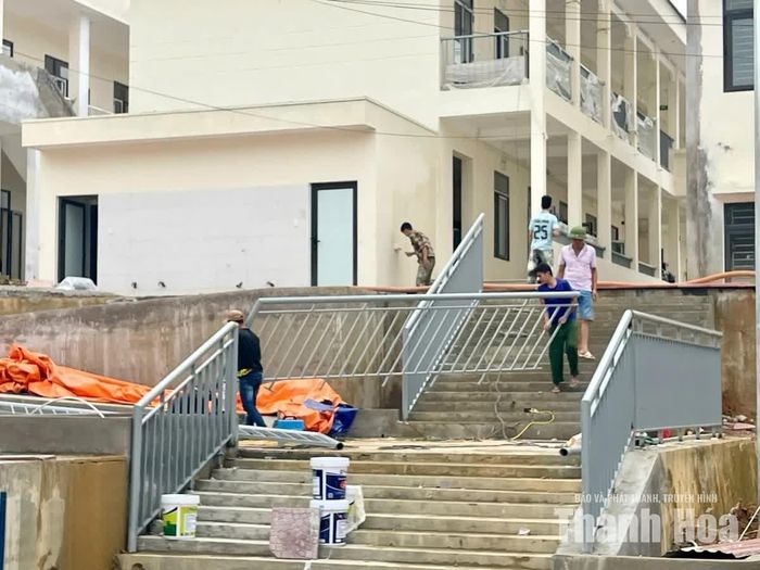 Các hạng mục đang được đẩy nhanh tiến độ.