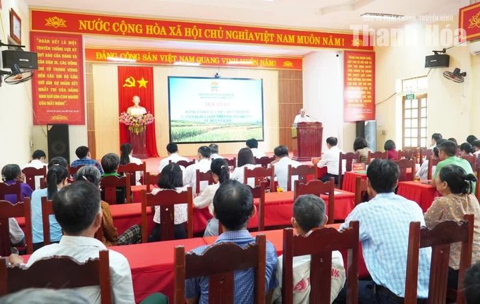 Hội thảo đánh giá kết quả thực hiện mô hình canh tác lúa thân thiện với môi trường vụ Mùa năm 2026.