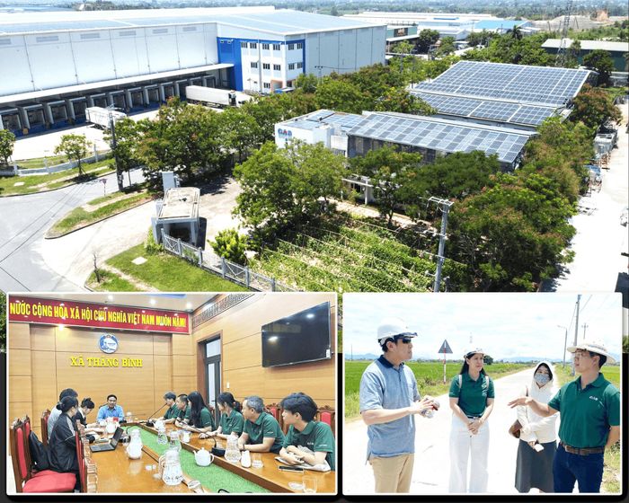 Công ty TNHH Giải pháp Điều khiển và Tự động hóa (CAS) đang nghiên cứu triển khai dự án tại xã Thăng Bình. Ảnh: PHAN VINH
