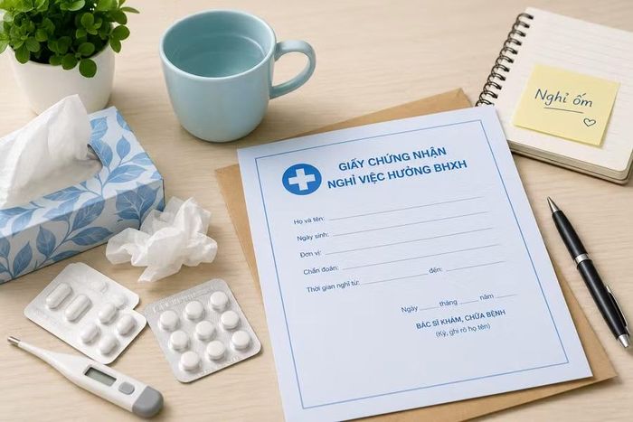 Người lao động nên chủ động kiểm tra, liên hệ cơ sở khám, chữa bệnh và doanh nghiệp để tránh chậm giải quyết chế độ ốm đau. Ảnh minh họa: AI