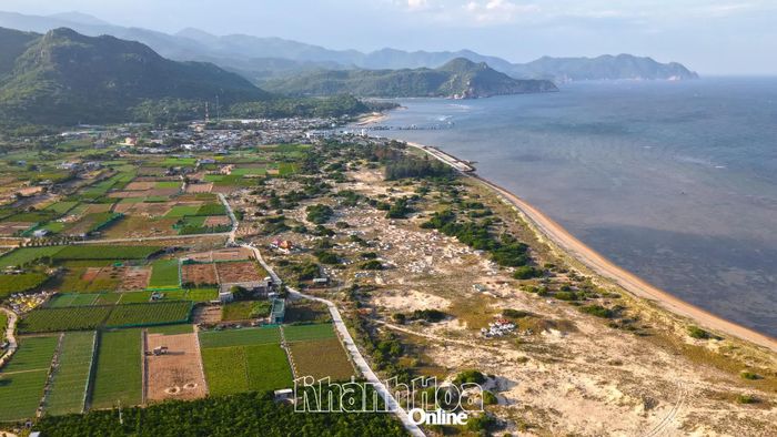 Khu vực thực hiện Dự án Nhà máy điện hạt nhân Ninh Thuận 2 (xã Vĩnh Hải).