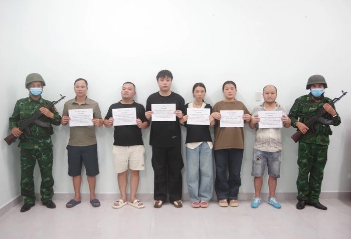 Các đối tượng người Trung Quốc trong chuyên án.