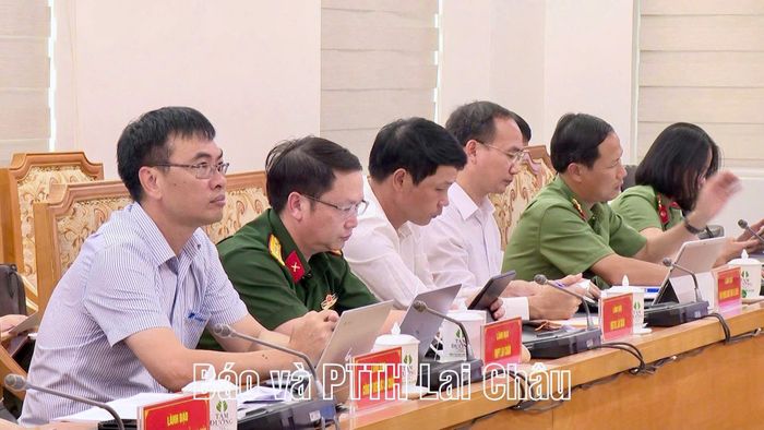 Các đại biểu dự cuộc họp.