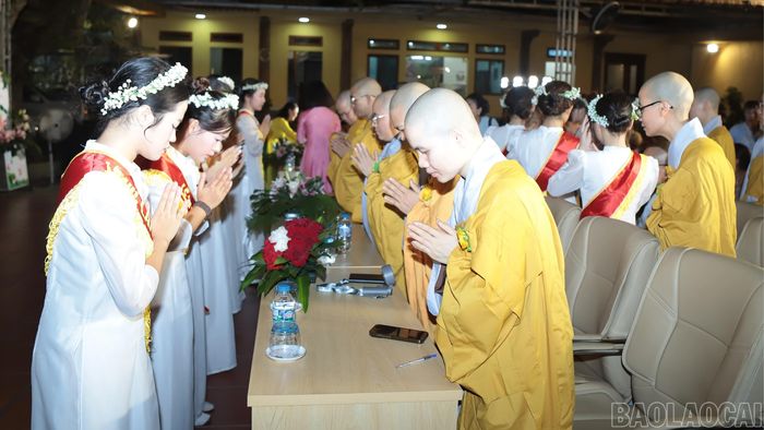 Nghi thức bông hồng cài áo.