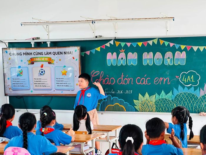 Học sinh Trường Tiểu học Mũi Né 3 (phường Mũi Né) đã tựu trường