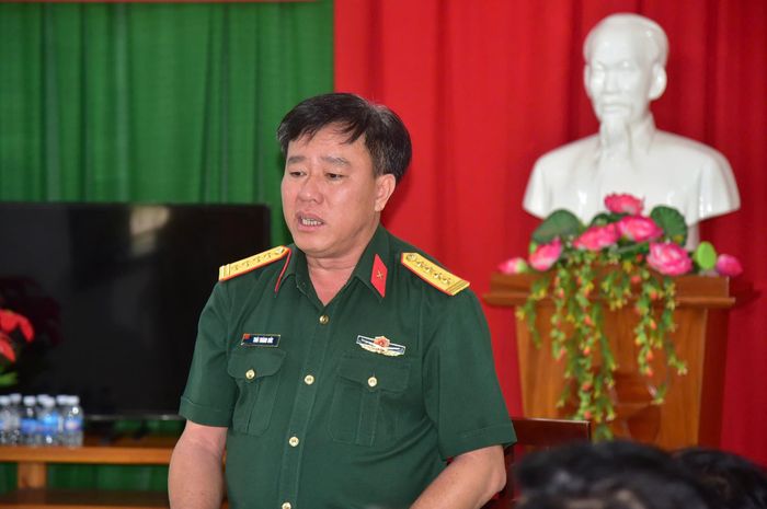 Đại tá Thái Thành Đức, Phó Chủ nhiệm Chính trị Quân khu 7 kết luận kiểm tra
