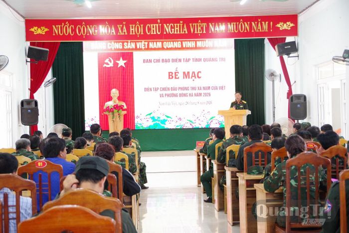 Quang cảnh bế mạc diễn tập - Ảnh: X.D