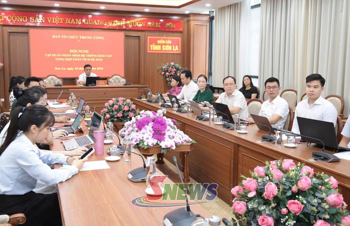 Các đại biểu dự Hội nghị tập huấn tại điểm cầu tỉnh Sơn La.