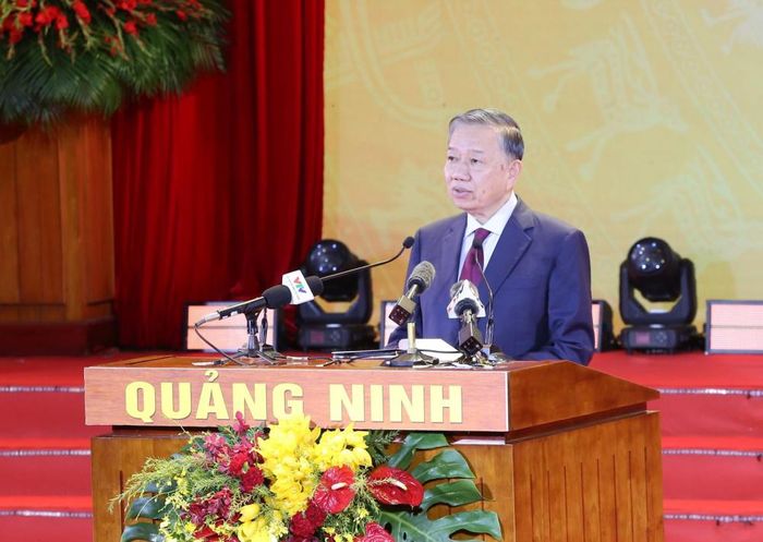 Đồng chí Tổng Bí thư, Chủ tịch nước Tô Lâm phát biểu chỉ đạo. (Ảnh: Cổng TTĐT Đảng Cộng sản Việt Nam)